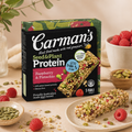 Carman’s 覆盆莓開心果植物蛋白棒 5入