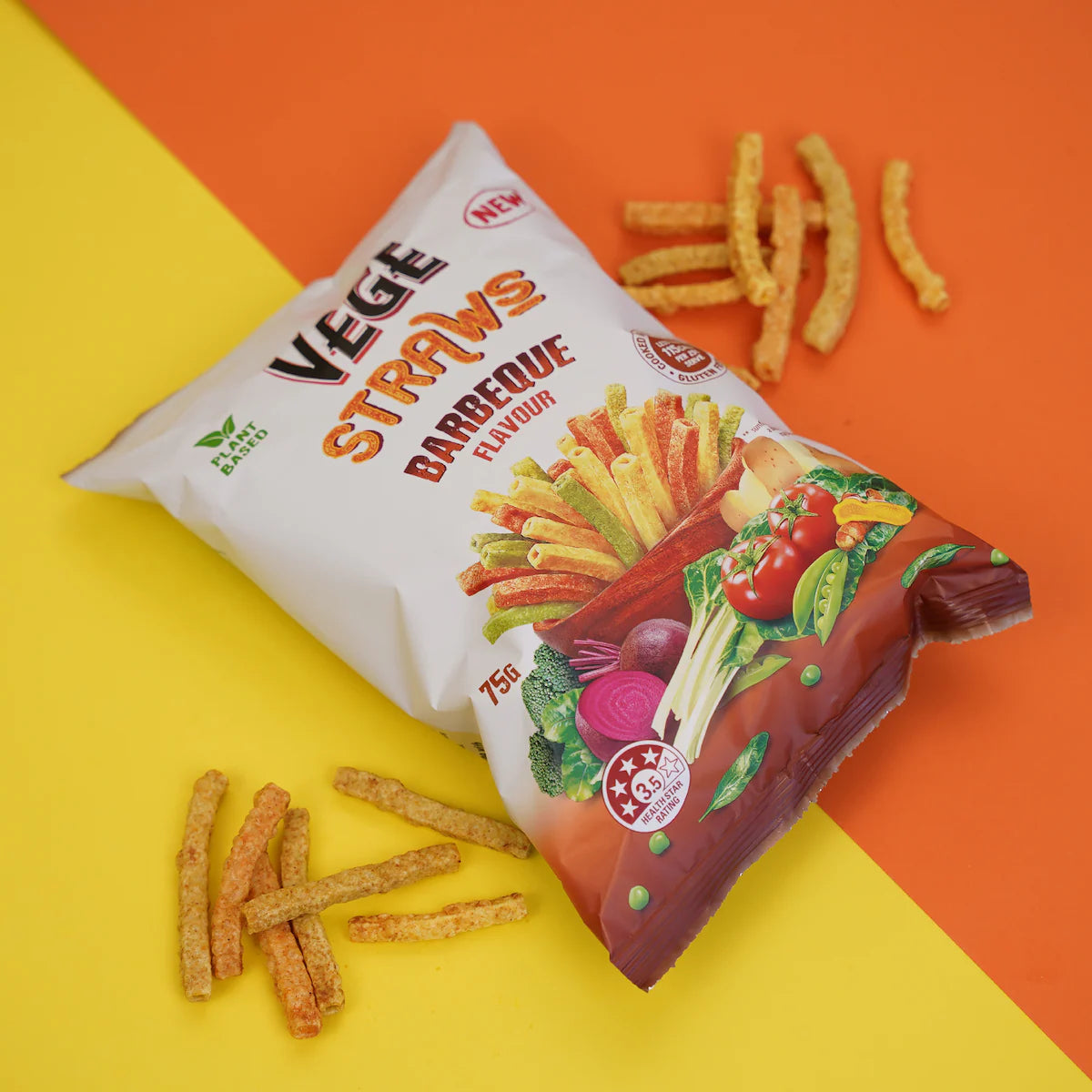 Vege Chips BBQ 燒烤風味蔬菜零食 75g
