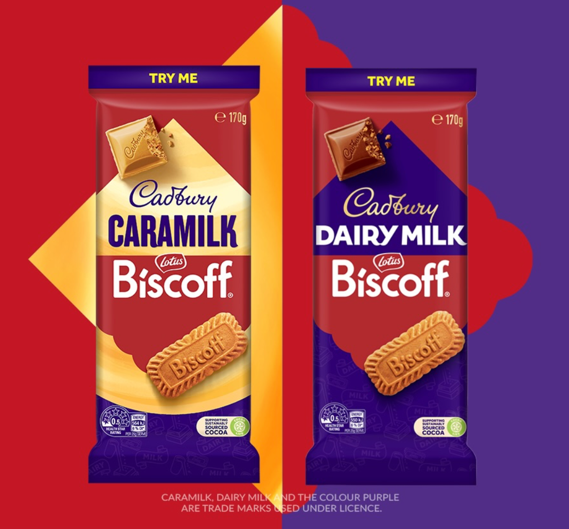 Cadbury×Biscoff 超強聯名焦糖餅乾巧克力