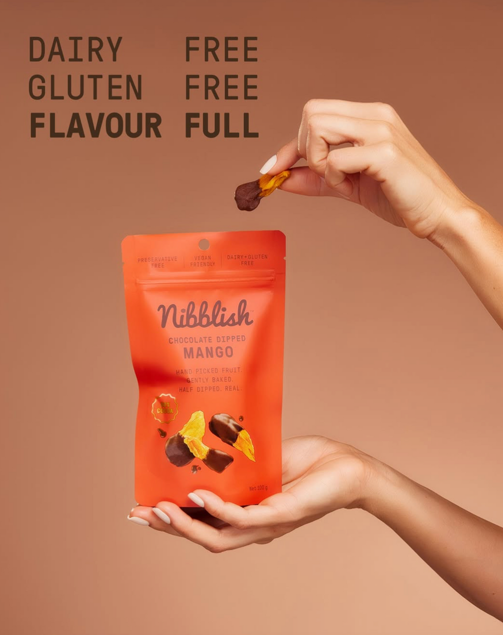Nibblish 巧克力沾裹水果系列 100g