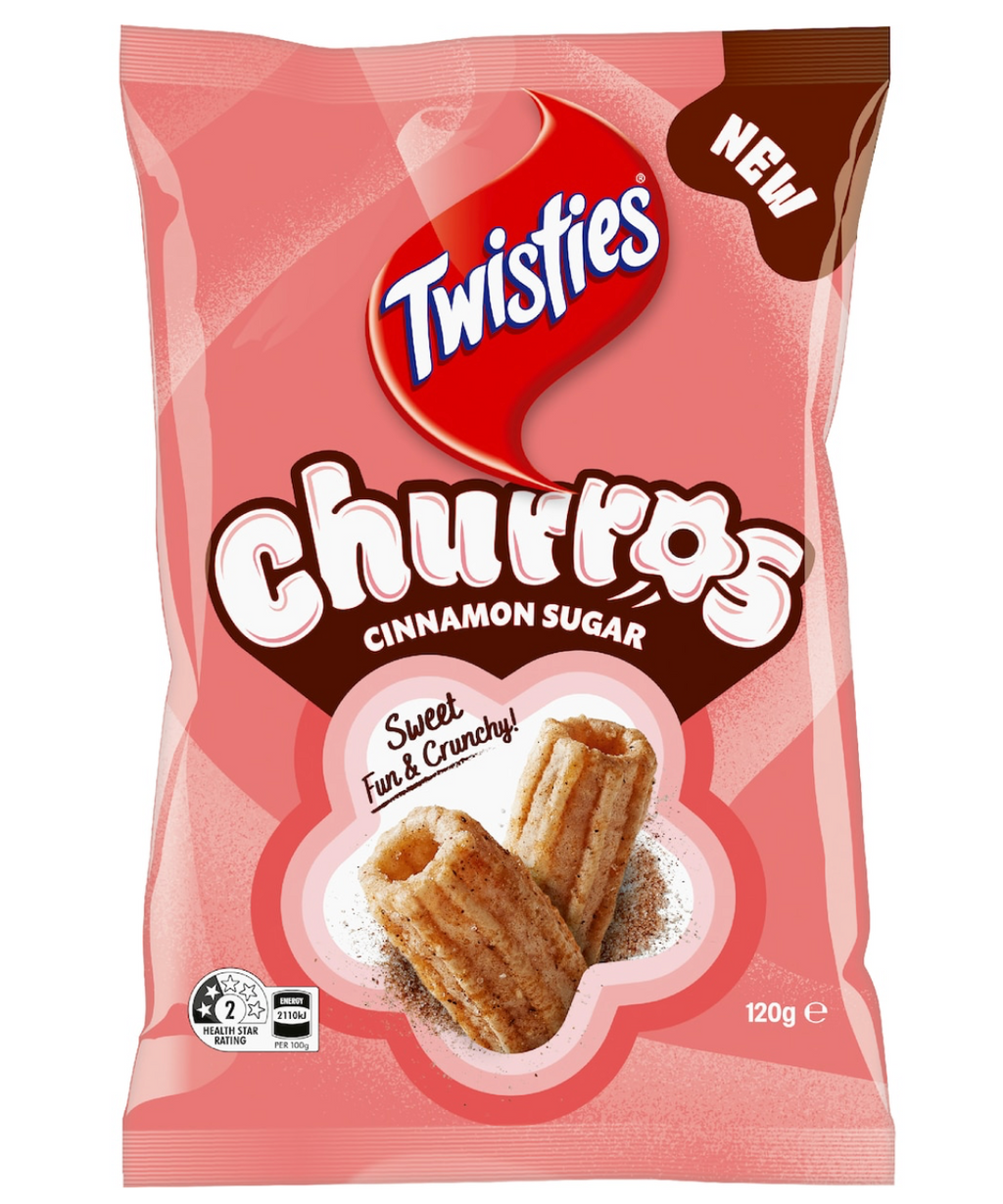 Twisties 肉桂糖吉拿棒風味脆餅 120g