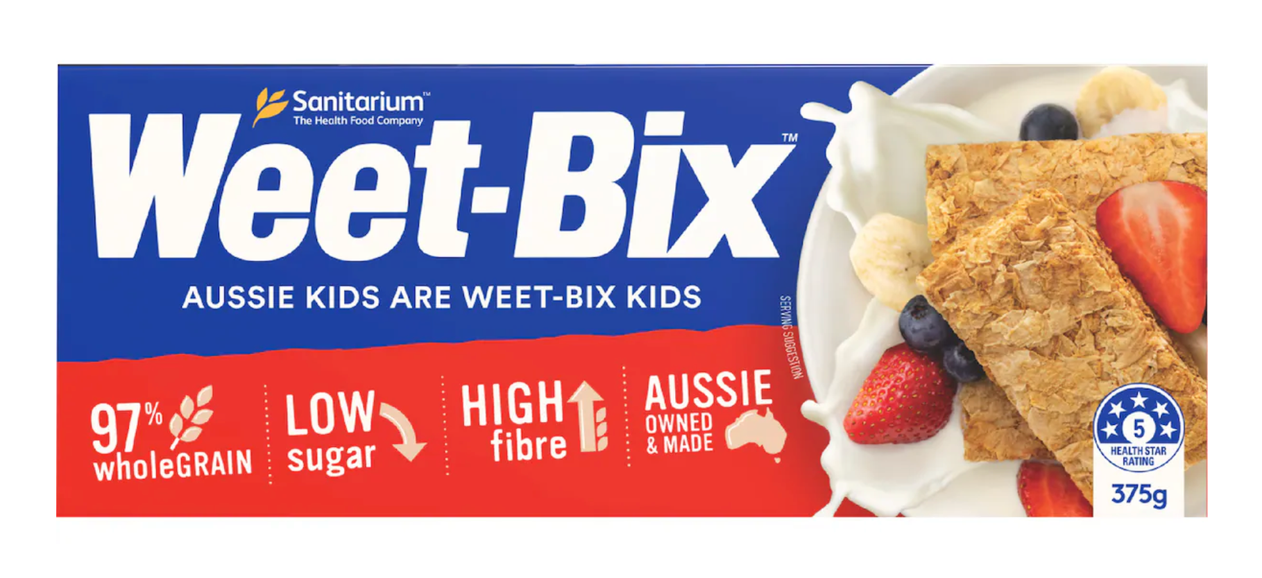 Weet-Bix 澳洲經典全穀早餐麥片 375g