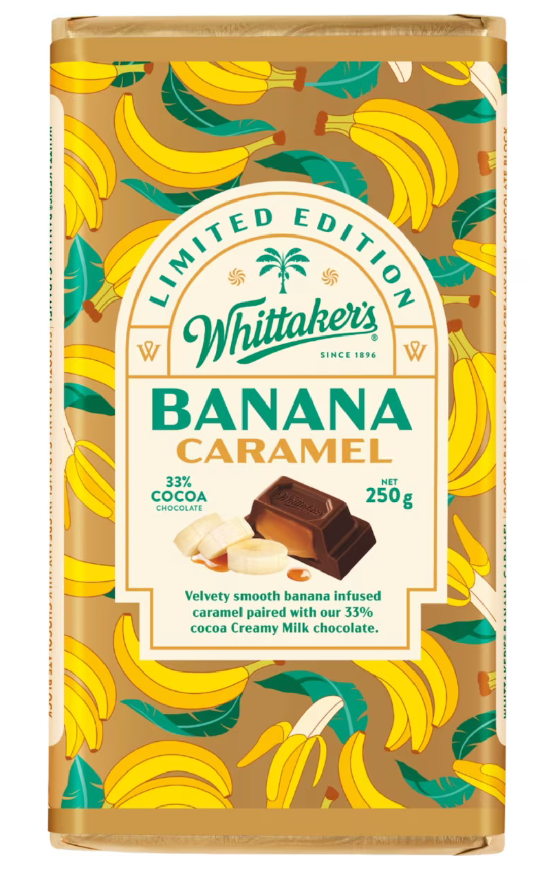限定 Whittaker's 香蕉焦糖巧克力 250g