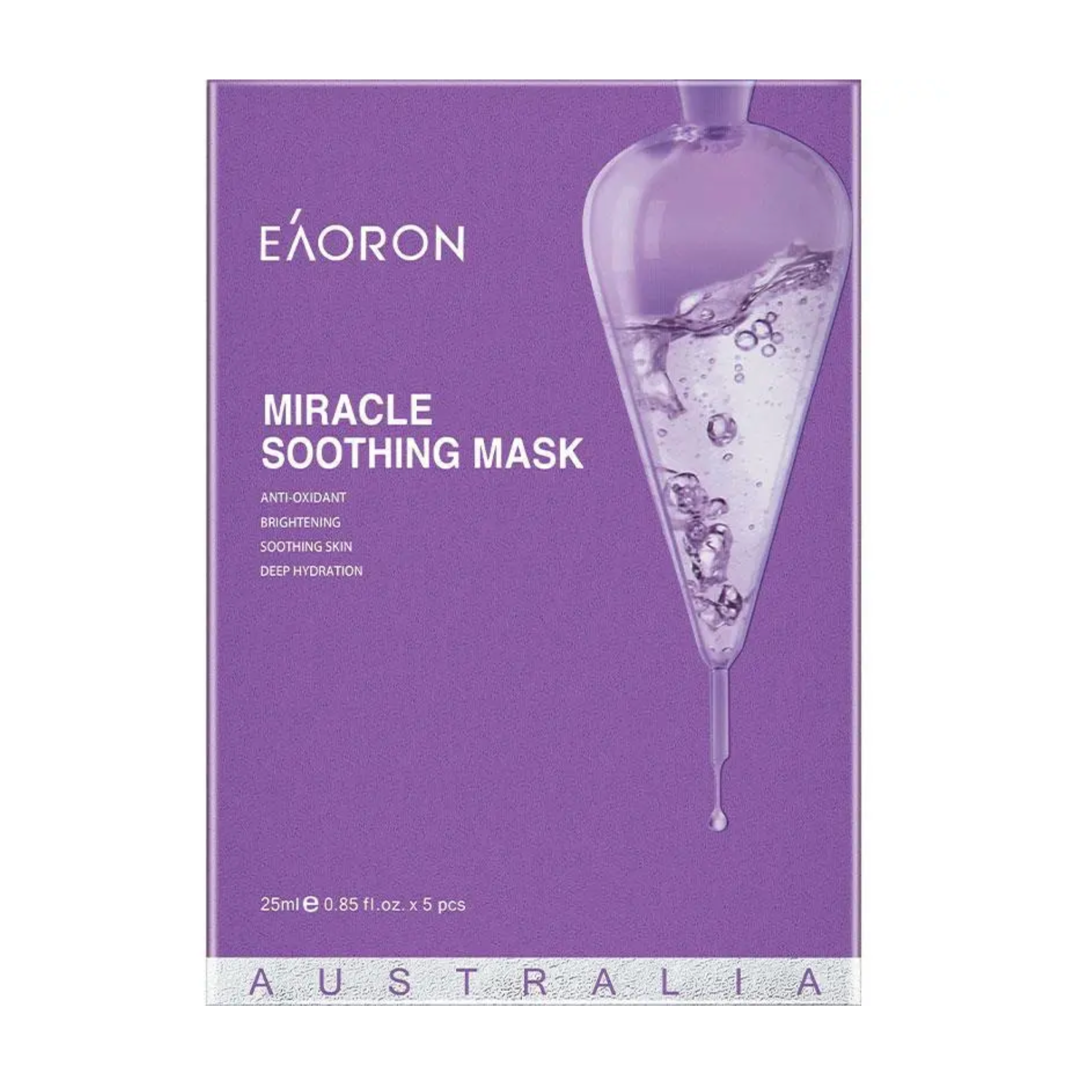 Eaoron 藍花楹舒緩修護面膜 5入