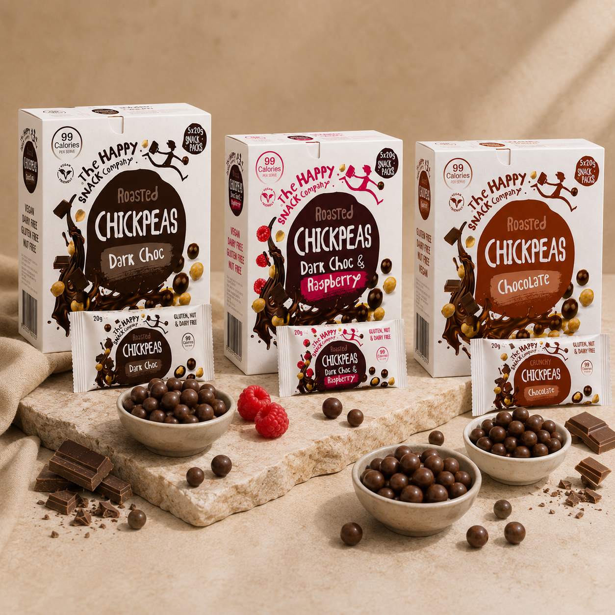 The Happy Snack Company 巧克力鷹嘴豆