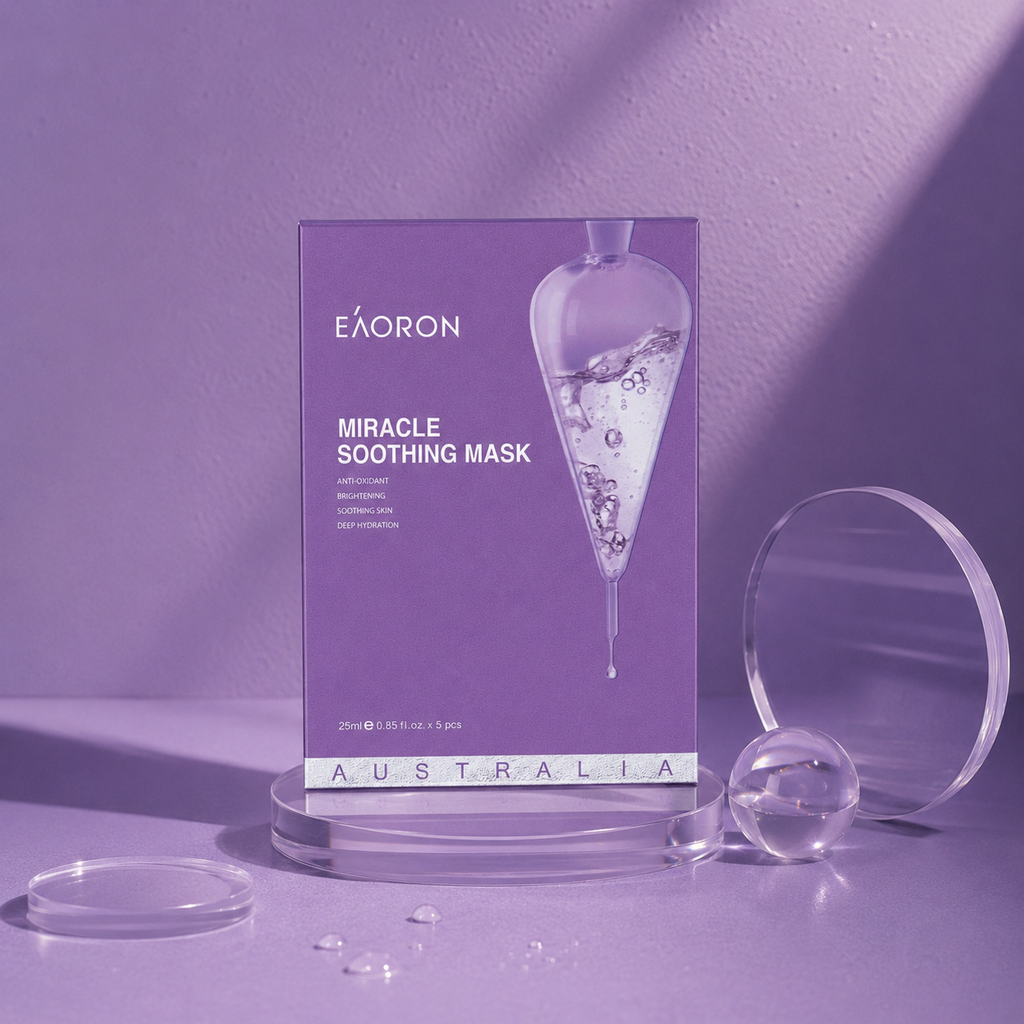 Eaoron 藍花楹舒緩修護面膜 5入