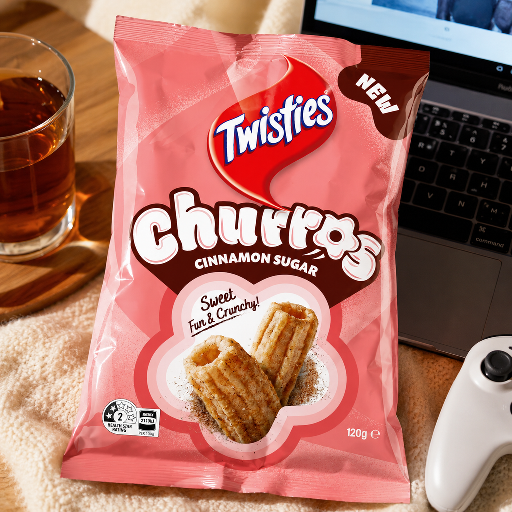 Twisties 肉桂糖吉拿棒風味脆餅 120g