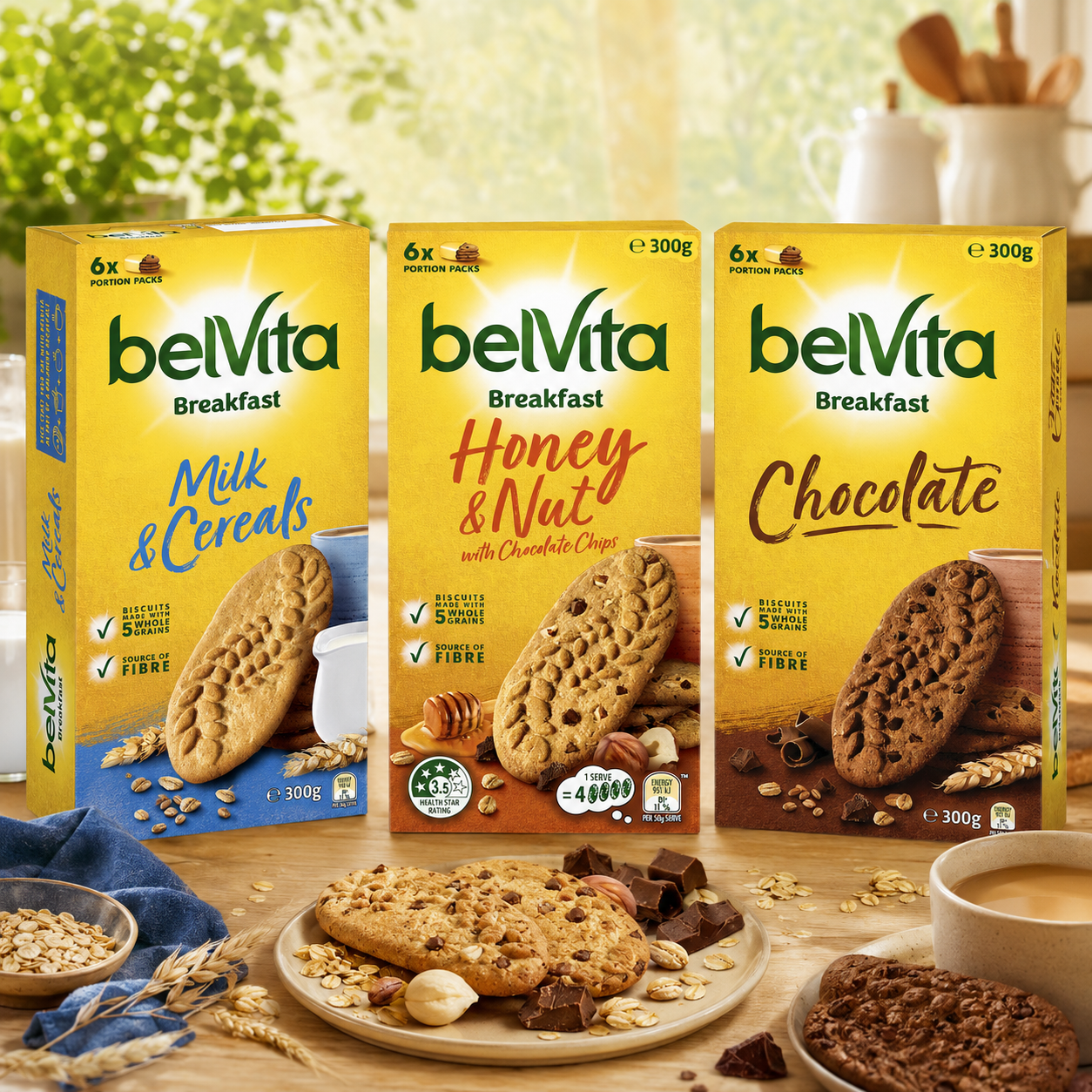 Belvita 早餐穀物燕麥餅 300g