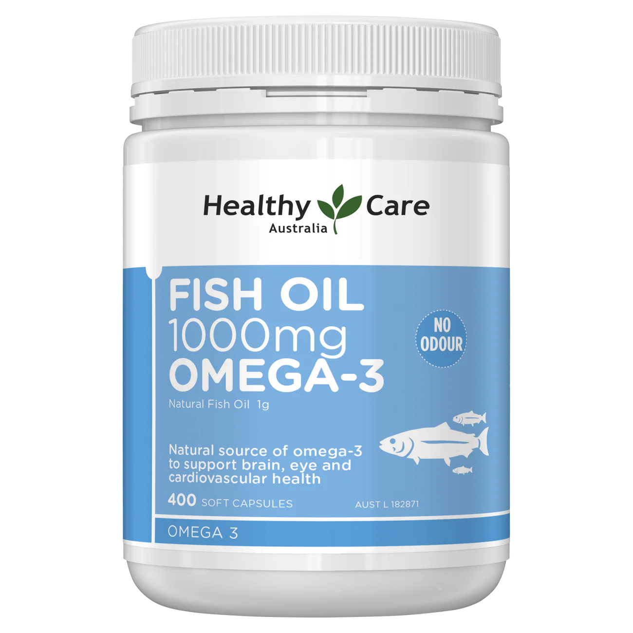Healthy Care 深海魚油 Omega-3 1000mg 400粒
