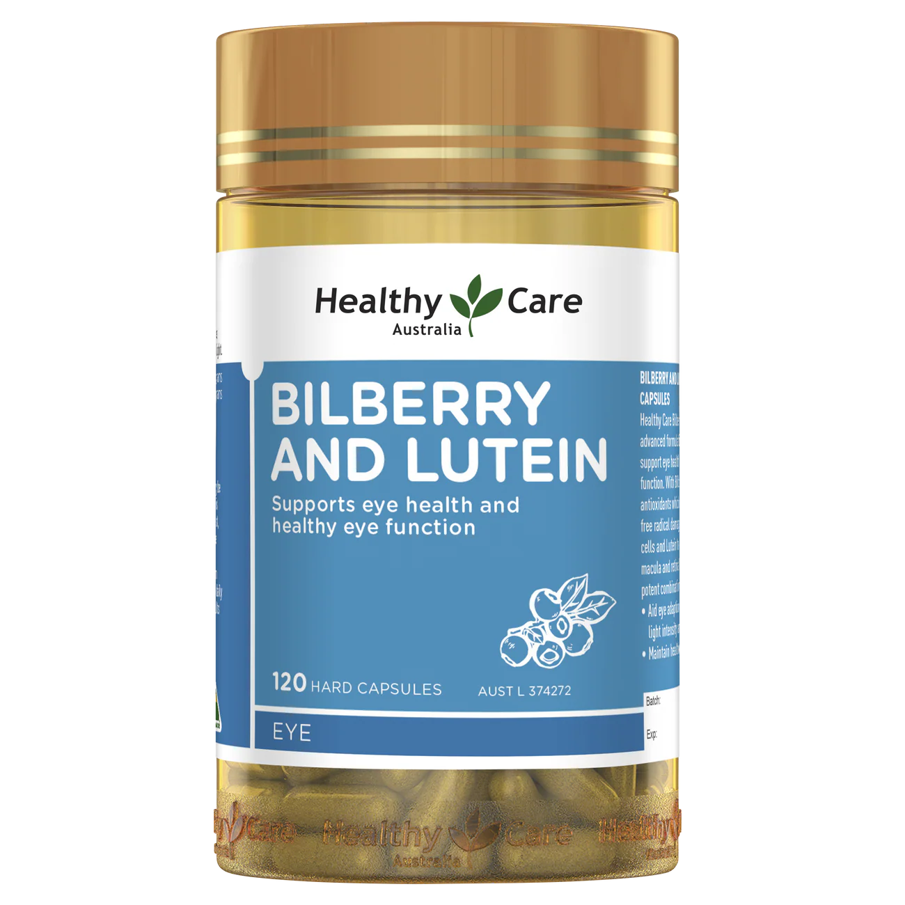 Healthy Care 藍莓葉黃素膠囊 120粒
