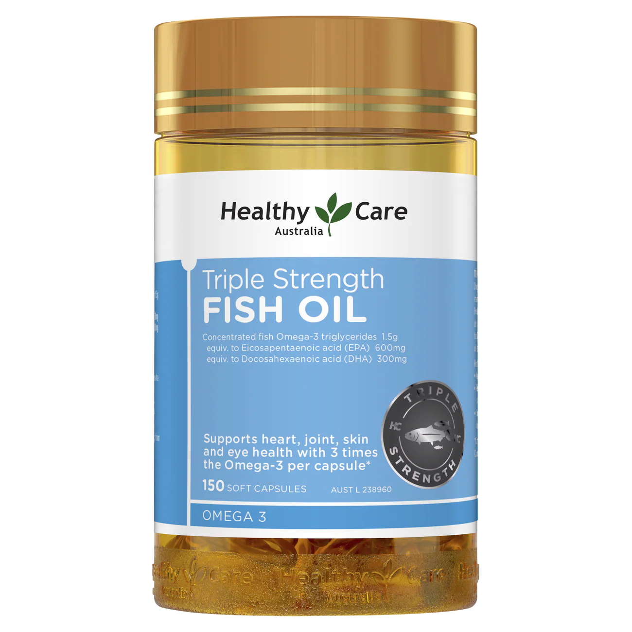 Healthy Care 三倍濃縮魚油 150粒