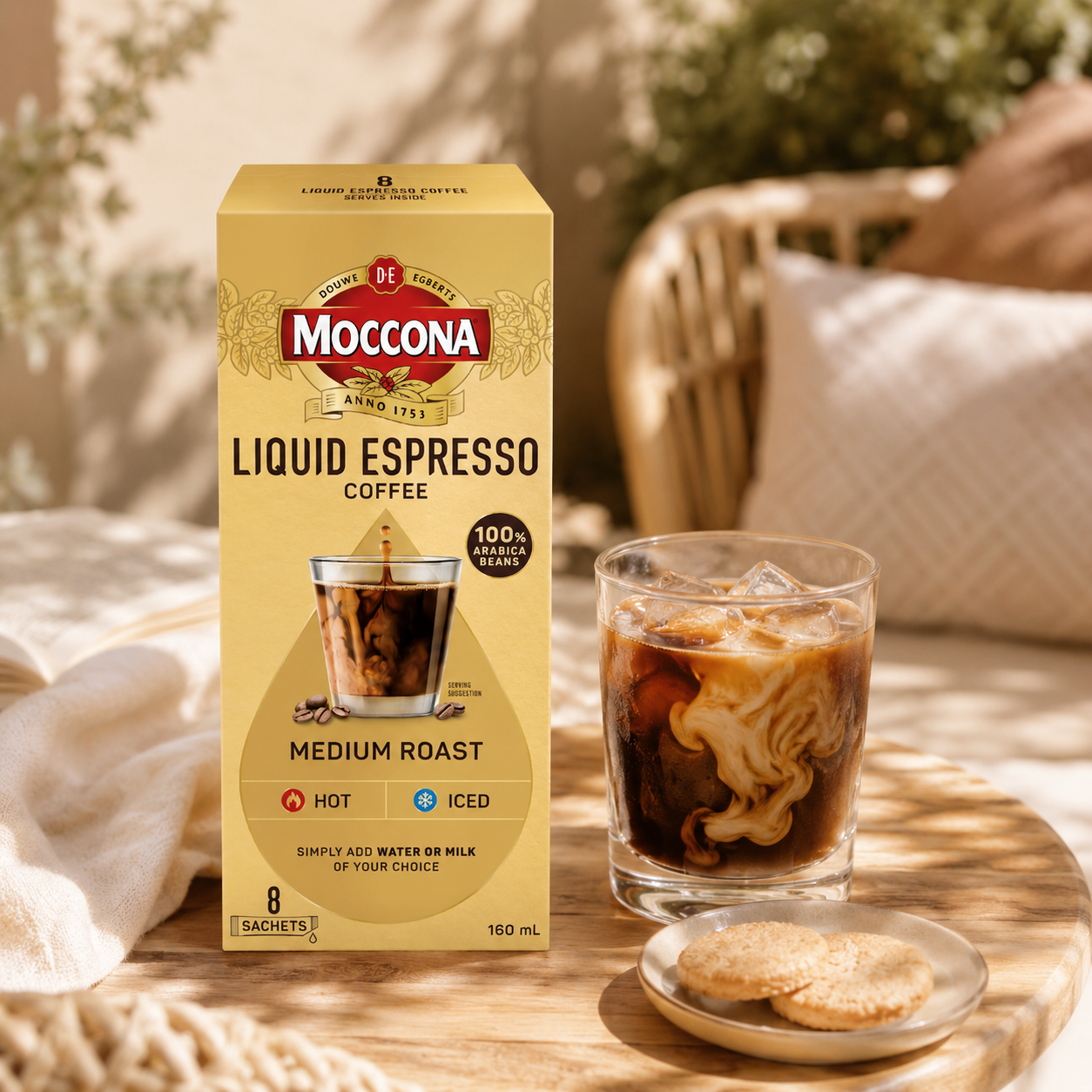 Moccona 中焙濃縮咖啡液 8入