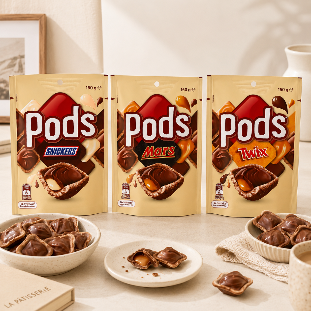 Pods 巧克力夾心威化餅殼