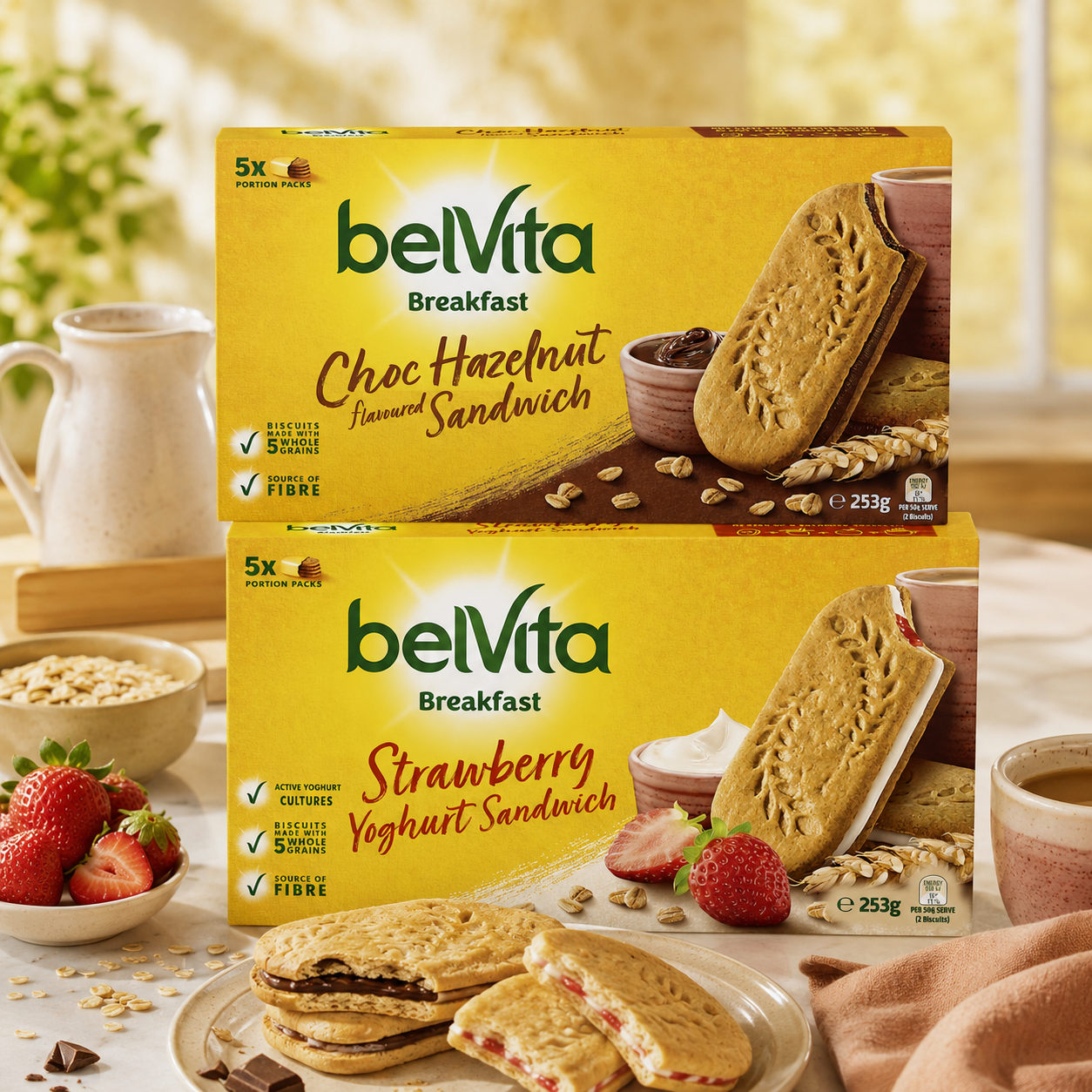 Belvita 早餐夾心餅乾系列 253g