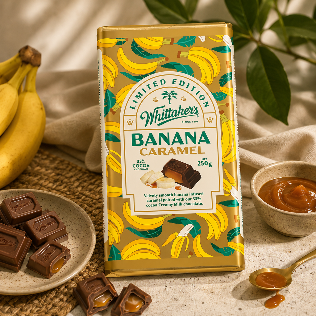 限定 Whittaker's 香蕉焦糖巧克力 250g