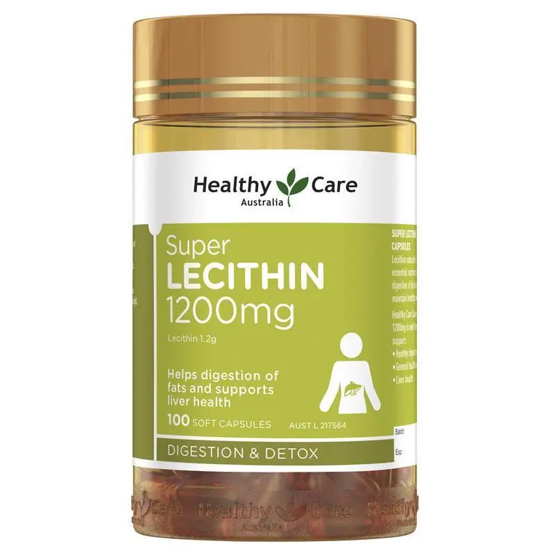Healthy Care 大豆卵磷脂膠囊 1200mg 100粒