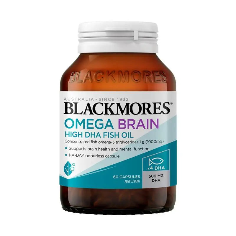 Blackmores 澳佳寶 四倍高濃度DHA深海魚油60粒