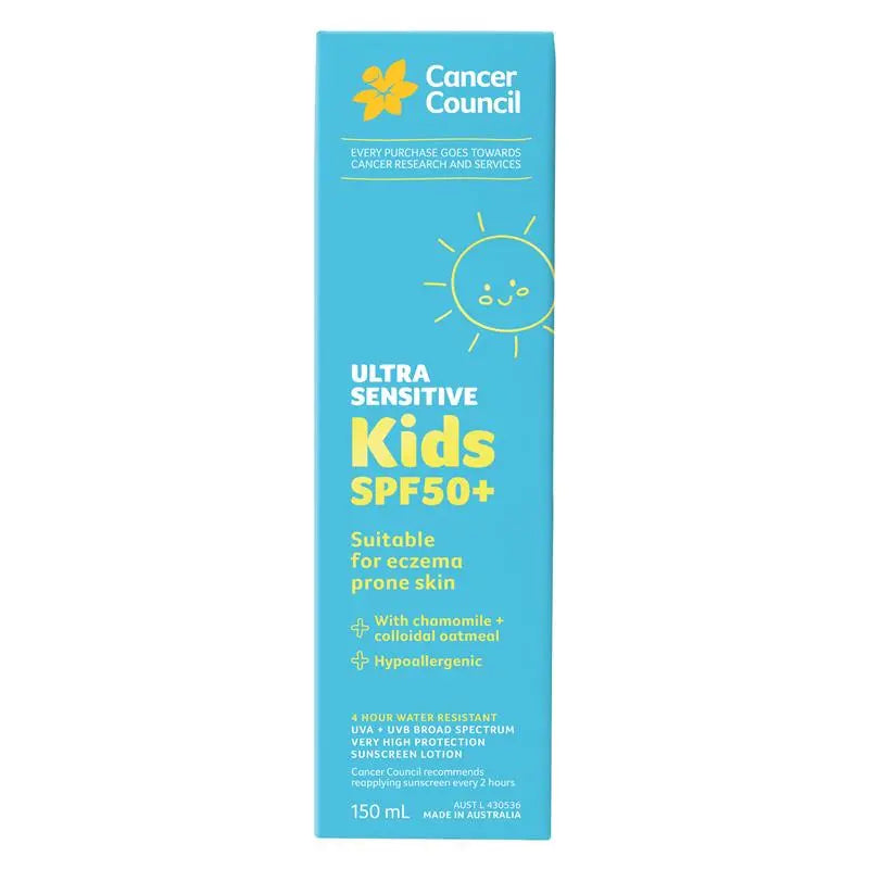 Cancer Council SPF50+ 兒童溫和防曬乳 150ml