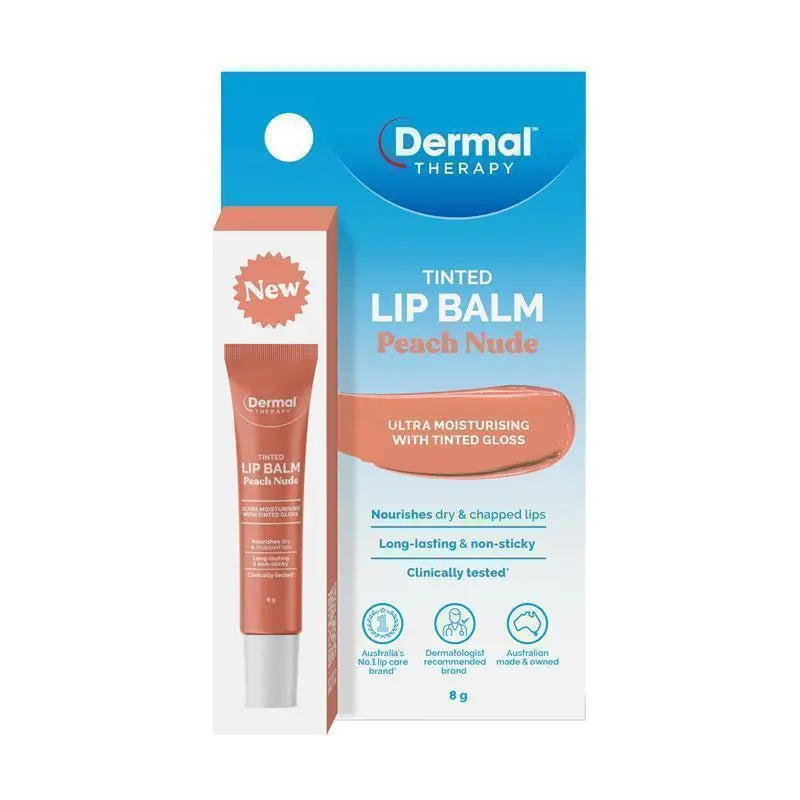 Dermal Therapy 潤色修護護唇膏 蜜桃裸色 8g