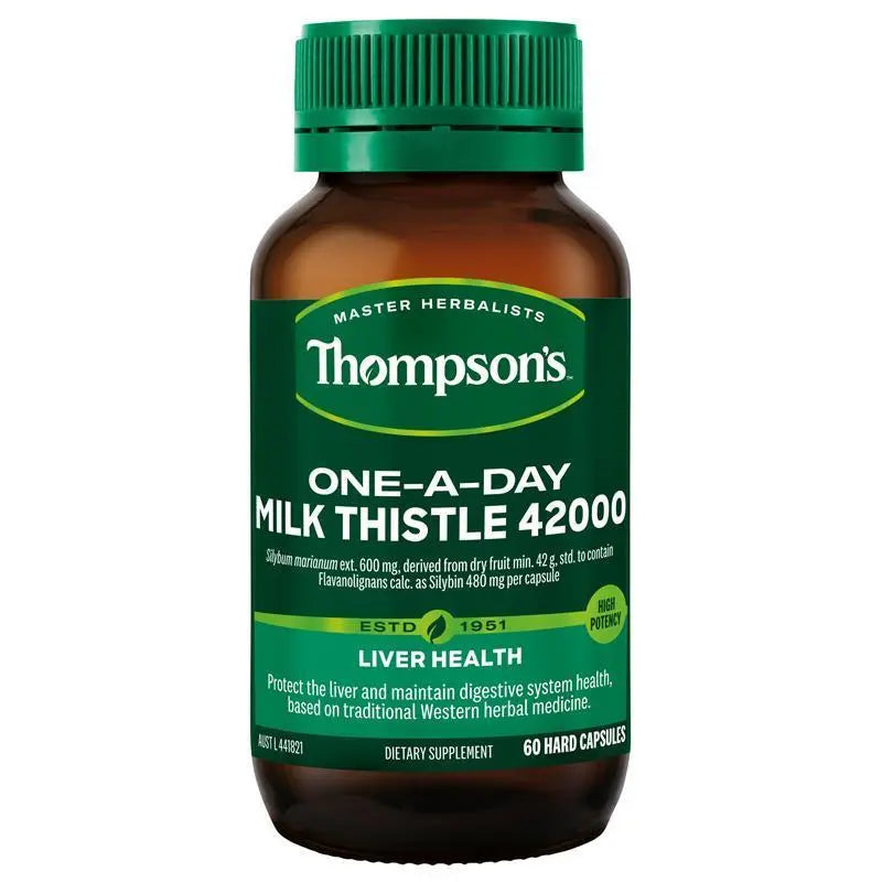 Thompson's 湯普森奶薊草膠囊 42000mg 60粒