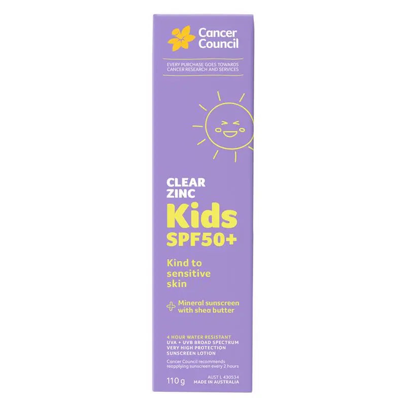 Cancer Council SPF50+ 兒童清透物理防曬乳 110g